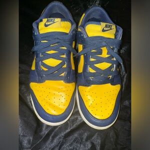 size 9 men’s michigan dunks